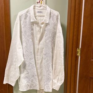 Tommy Bahama White Long Sleeve Shirt
